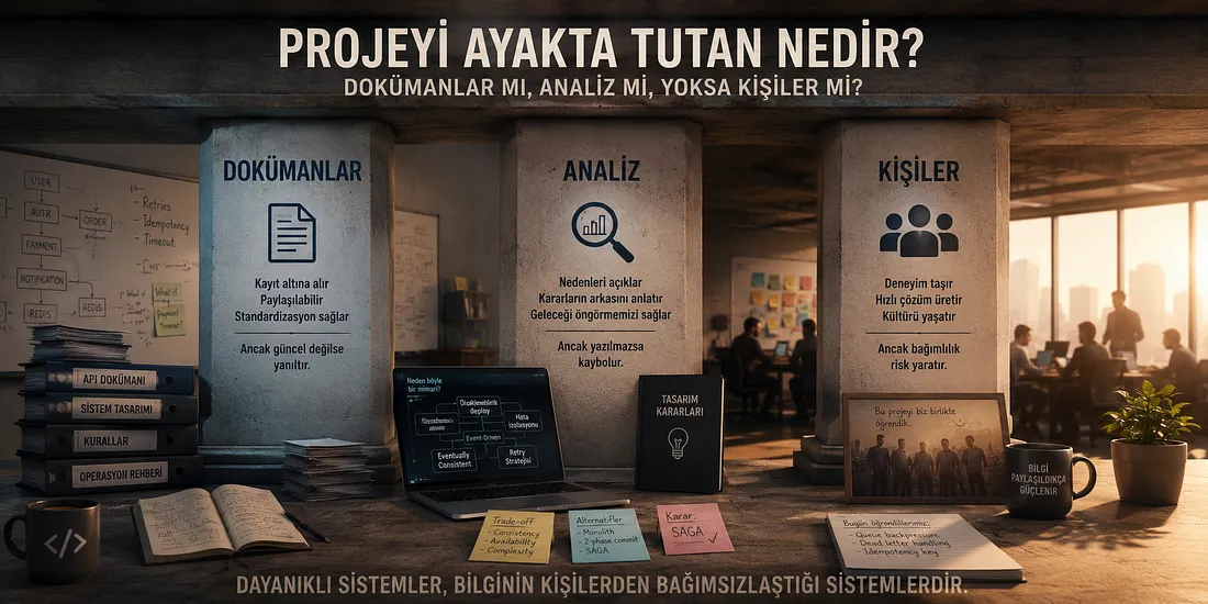 Projeyi Ayakta Tutan Kod Değil: Bilginin Nerede Yaşadığıdır